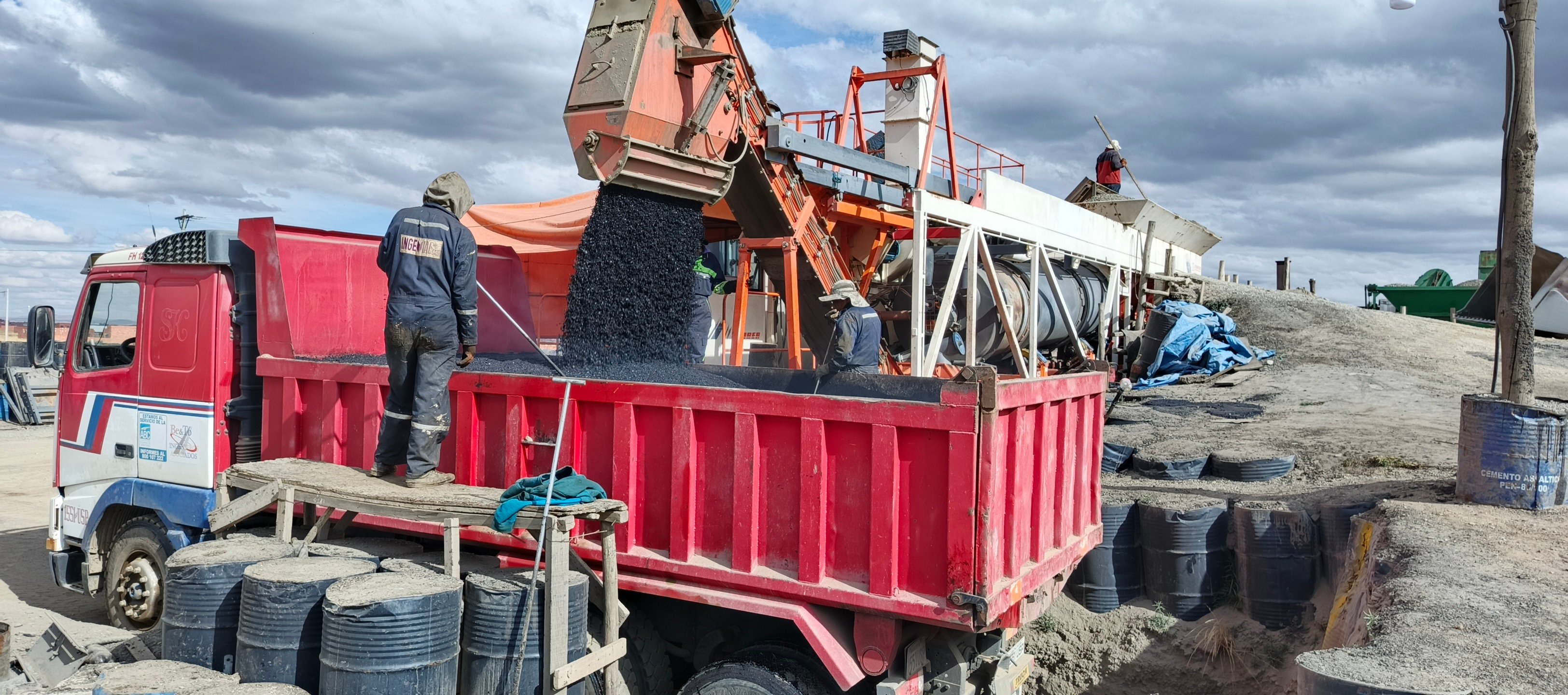 Mezcla asfáltica en caliente - Planta 1